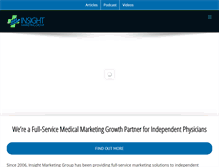 Tablet Screenshot of insightmg.com